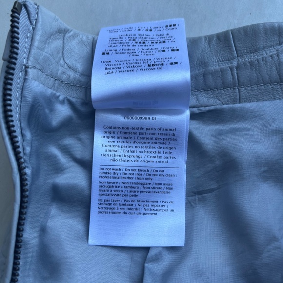 RED VALENTINO Embossed Leather Reptile A-line Skirt In Grey - Picture 11 of 13